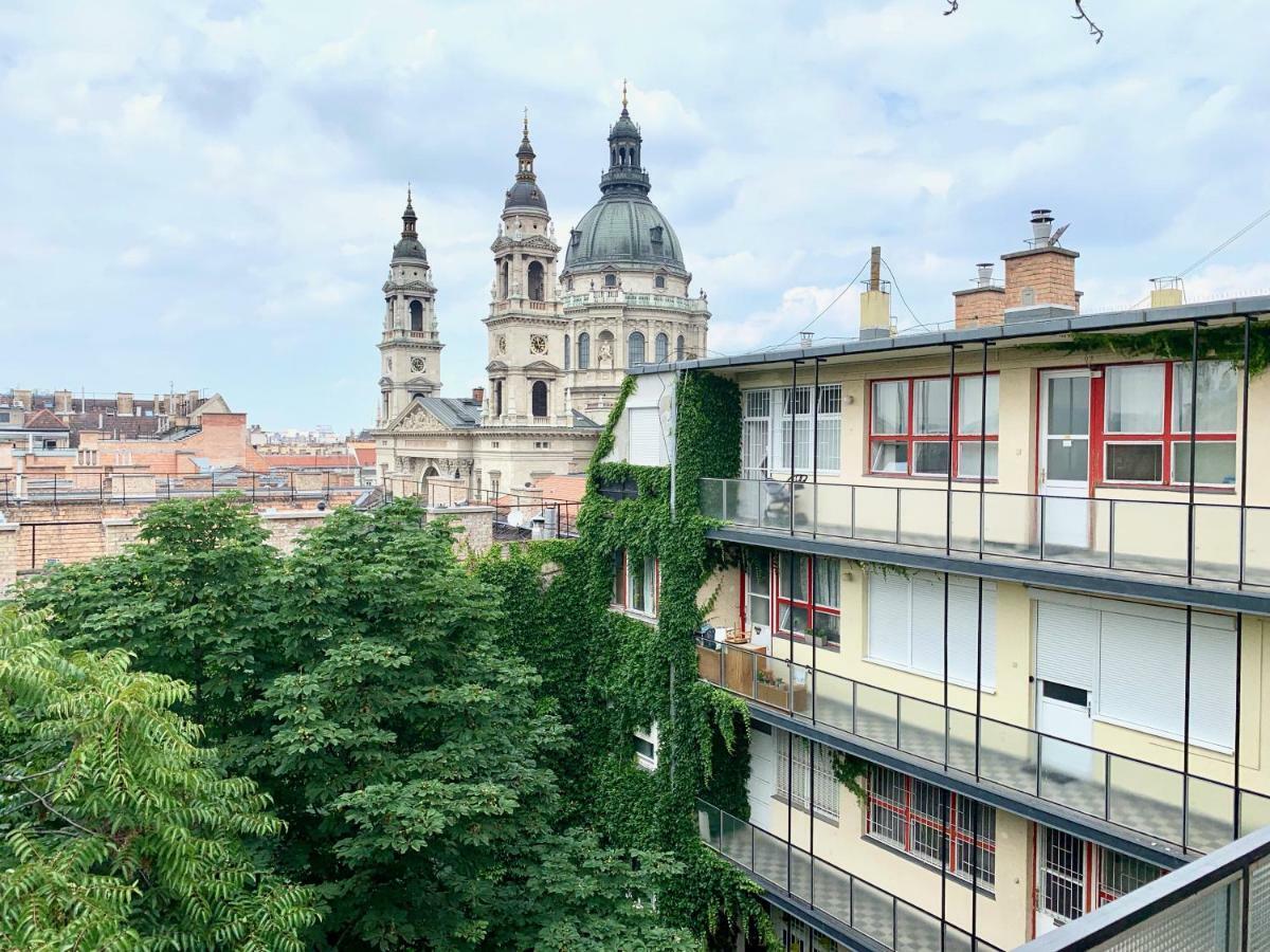 Standard Apartment By Hi5 - Incredible View With Terrace Budapest Kültér fotó